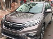 Bán Honda CR V 2.4TG đời 2017, màu nâu