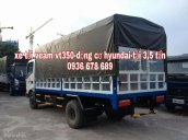 Bán xe tải Veam VT350, động cơ Hyundai, tải trọng 3,5 tấn, giá rẻ nhất toàn quốc