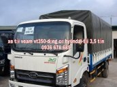 Bán xe tải Veam VT350, động cơ Hyundai, tải trọng 3,5 tấn, giá rẻ nhất toàn quốc