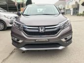 Bán Honda CR V 2.4TG đời 2017, màu xám  