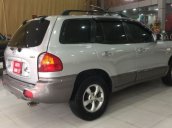 Cần bán gấp Hyundai Santa Fe 2.0AT đời 2003, màu bạc 