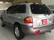 Cần bán gấp Hyundai Santa Fe 2.0AT đời 2003, màu bạc 