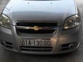 Cần bán lại xe Chevrolet Aveo 2013, màu bạc