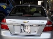 Cần bán lại xe Chevrolet Aveo 2013, màu bạc