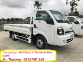 Xe tải Thaco Kia K200, tải trọng 990Kg & 1.9 tấn mới 2018. Tiêu chuẩn khí thải euro 4, thùng lửng, mui bạt, thùng kín