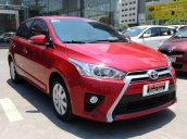 Cần bán Toyota Yaris G đời 2014, màu đỏ, nhập khẩu nguyên chiếc