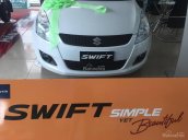 Bán Suzuki Swift màu trắng sản xuất 2017, xe đẹp xuất sắc, mới 100%