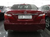 Bán Lexus LS 460L 2009, màu đỏ, nhập khẩu nguyên chiếc