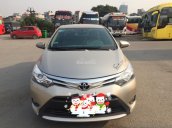 Em bán Toyota Vios 1.5G sản xuất tháng 9-2017, màu vàng cát, chính chủ