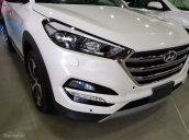 Bán xe Hyundai Tucson Turbo 2018, màu trắng--Hotline 0933740639