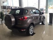 Ford Ecosport phiên bản Titanium 1.5L 2018, màu nâu phổ phách, hỗ trợ trả góp 90%, giao xe ngay