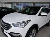 Bán xe Hyundai Santa Fe 2.4AT CKD sản xuất năm 2018, màu trắng, giá chỉ 908 triệu