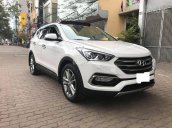 Bán Hyundai Santa Fe full dầu 2.2 CRDi 4WD màu trắng, siêu lướt sản xuất 2018