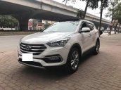 Bán Hyundai Santa Fe full dầu 2.2 CRDi 4WD màu trắng, siêu lướt sản xuất 2018