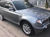 Bán BMW X3 năm sản xuất 2005, màu xám, xe nhập