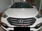 Cần bán xe Hyundai Santa Fe CRDi 2017 màu trắng máy dầu