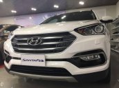 Bán ô tô Hyundai Santa Fe 2.2 sản xuất năm 2018, màu trắng