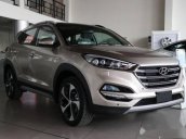 Bán Hyundai Tucson Turbo 1.6AT đời 2018, màu xám 