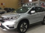 Bán Honda CR V 2.4AT đời 2015, màu bạc, 845 triệu