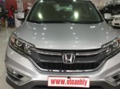 Bán Honda CR V 2.4AT đời 2015, màu bạc, 845 triệu