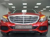 Bán xe Mercedes C250 Exclusive màu đỏ, giá tốt, giao xe ngay