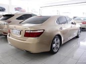 Cần bán xe Lexus LS 460L năm sản xuất 2007, màu vàng, nhập khẩu nguyên chiếc