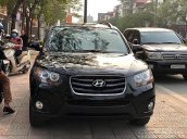 Bán xe Hyundai Santa Fe SLX 2010, màu đen, xe nhập