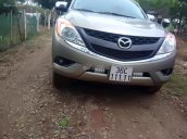 Bán Mazda BT 50 2.2L 4x4 MT đời 2015, màu bạc, nhập khẩu