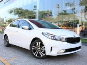 Bán Kia Cerato 2018, màu trắng giá tốt nhất Tây Ninh, đưa trước 114tr có xe (LH: 0938.805.546/Nguyệt)