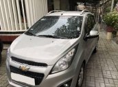 Bán xe Chevrolet Spark AT sản xuất 2014, màu bạc đẹp như mới