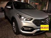 Cần bán xe Hyundai Santa Fe 2.4 AT 4WD năm sản xuất 2017, màu bạc