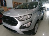 Bán Ford EcoSport 1.5 AT 2018, màu bạc. Giảm tiền mặt +tặng PK Ford cao cấp