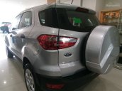 Bán Ford EcoSport 1.5 AT 2018, màu bạc. Giảm tiền mặt +tặng PK Ford cao cấp