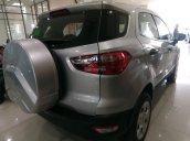 Bán Ford EcoSport 1.5 AT 2018, màu bạc. Giảm tiền mặt +tặng PK Ford cao cấp