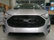 Bán Ford EcoSport 1.5 AT 2018, màu bạc. Giảm tiền mặt +tặng PK Ford cao cấp