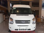 Bán xe Ford Transit bản Luxury màu trắng đời 2018, giao xe ngay, hỗ trợ trả góp tối đa, thủ tục nhanh gọn