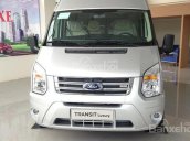 An Đô Ford - Bán xe Ford Transit SVP màu bạc 2018, hỗ trợ trả góp và giao xe ngay