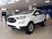 Bán Ford EcoSport 1.0 Ecoboost 2018, mới 100%, màu trắng, giá tốt. L/H 090.778.2222