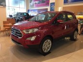 Bán Ford EcoSport 1.0 Ecoboost 2018, mới 100%, màu đỏ mận, giá tốt. L/H 090.778.2222