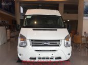 Ford Transit bản tiêu chuẩn sản xuất 2018, màu trắng được An Đô Ford giảm giá tốt, giao xe ngay