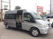 Bán ô tô Ford Transit cao cấp sản xuất năm 2018, màu bạc, hỗ trợ trả góp 90%, giao xe ngay