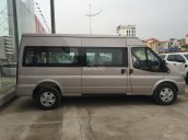 Bán xe Ford Transit bản cao cấp sản xuất năm 2018, màu ghi vàng, hỗ trợ trả góp và giao xe ngay