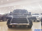 Bán Lexus LX570 2018 màu đen nội thất nâu đỏ, xe nhập khẩu nguyên chiếc, mới 100%, bản xuất Mỹ