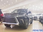 Bán Lexus LX570 2018 màu đen nội thất nâu đỏ, xe nhập khẩu nguyên chiếc, mới 100%, bản xuất Mỹ