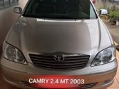 Bán xe Toyota Camry 2.4MT năm 2003, màu bạc, 395tr