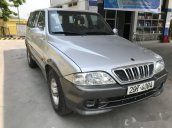 Bán Ssangyong Musso 2003, màu xám, giá chỉ 155 triệu