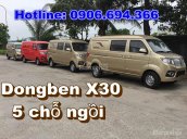 Bán xe Dongben X30 5 chỗ ngồi, tải trọng 750kg, giá rẻ nhất thị trường