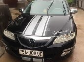 Cần bán lại xe Mazda 6 sản xuất 2003, màu đen, xe nhập, giá 240tr