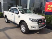 Bán ô tô Ford Ranger XLT 2018, màu trắng, nhập khẩu nguyên chiếc, giao ngay, khuyến mại hấp dẫn