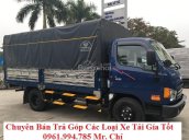 Bán xe tải Hyundai HD65 2.5 tấn, thùng bạt/thùng kính, xe tải_ hỗ trợ trả góp